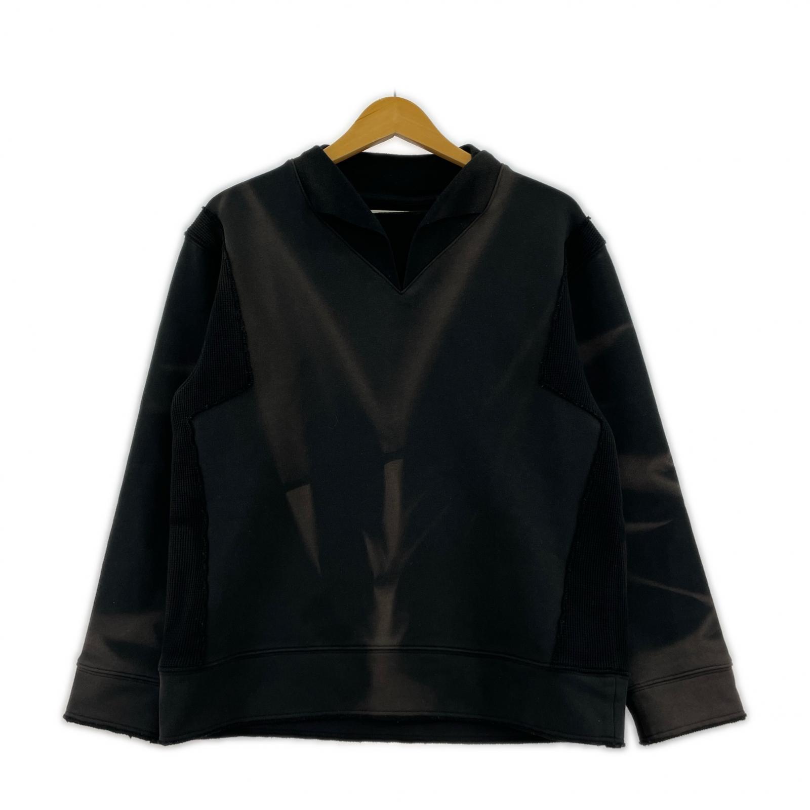 スウェット Jiyongkim Sun-Bleached 加工スウェット S ブラック