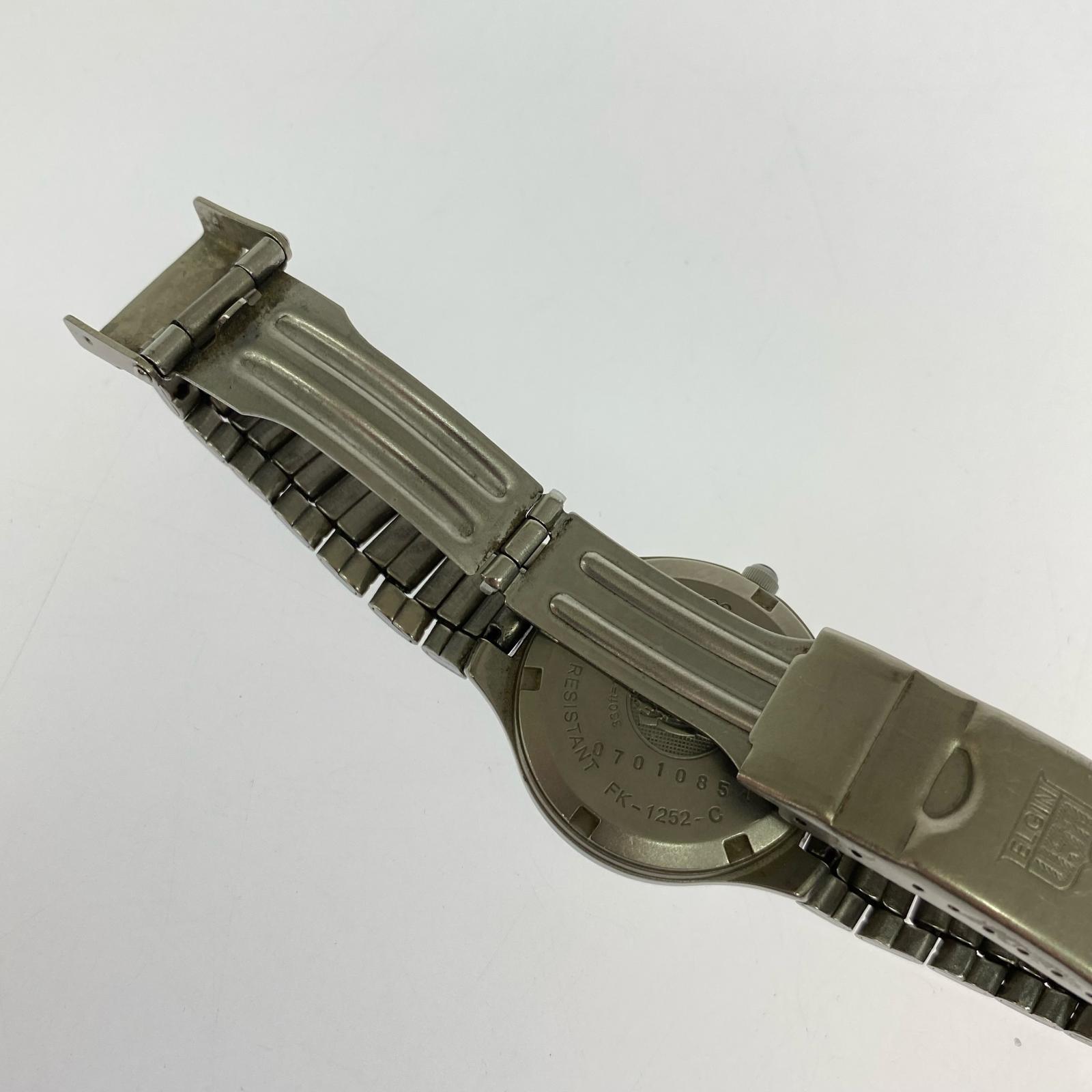 腕時計 ELGIN TITANIUM SOLAR DRIVE シルバー