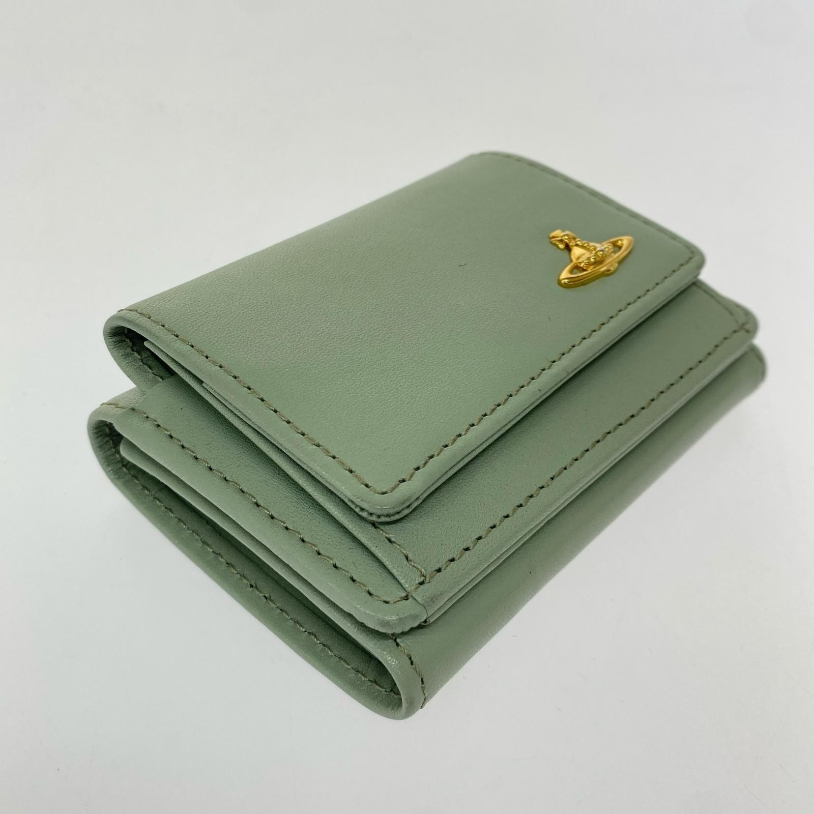 コンパクトウォレット Vivienne Westwood コンパクトウォレット セージ グリーン