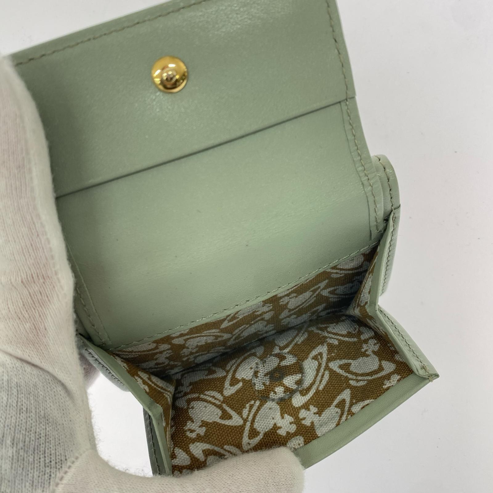 コンパクトウォレット Vivienne Westwood コンパクトウォレット セージ グリーン