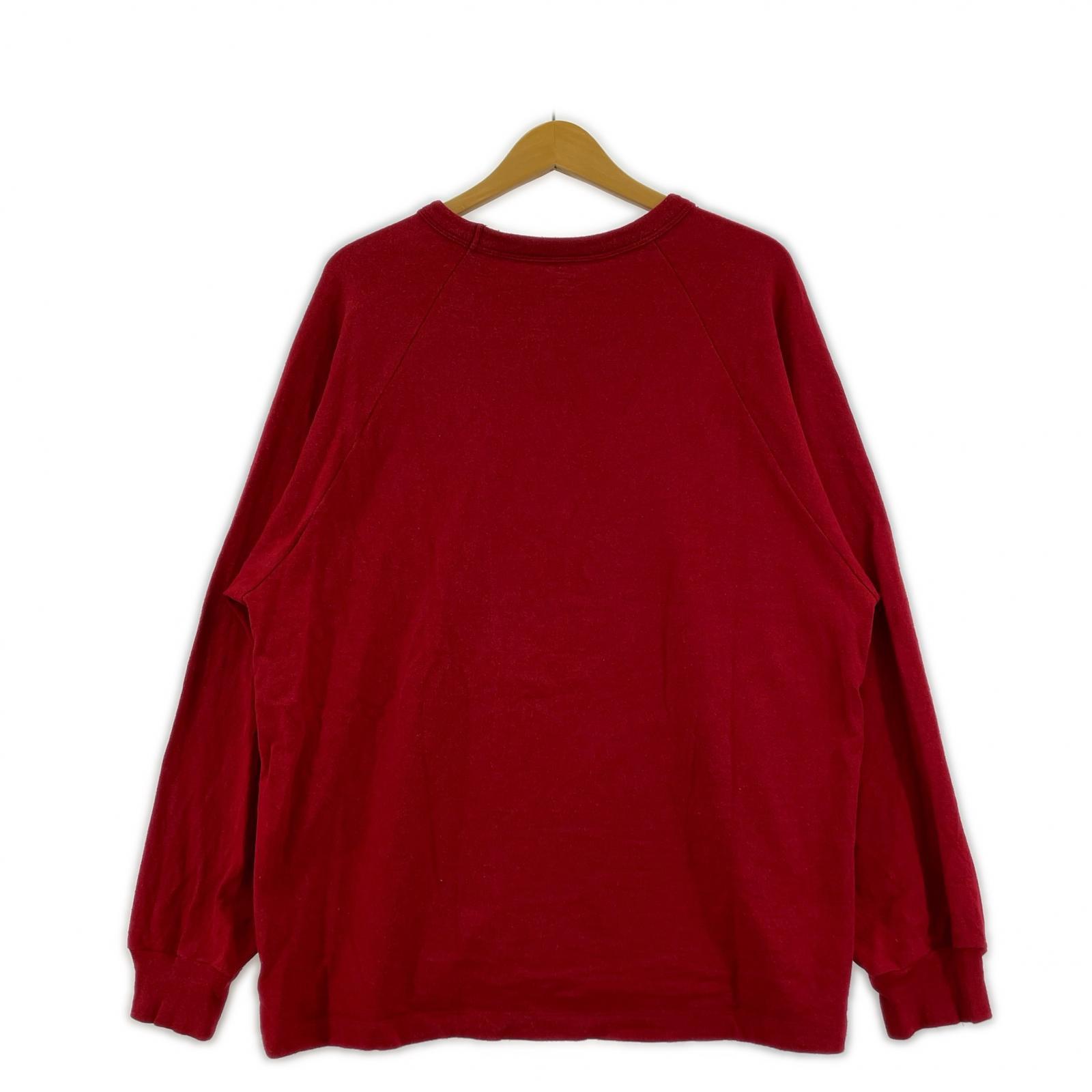 長袖Tシャツ Co/Silk Nep Raglan Tee 2 レッド