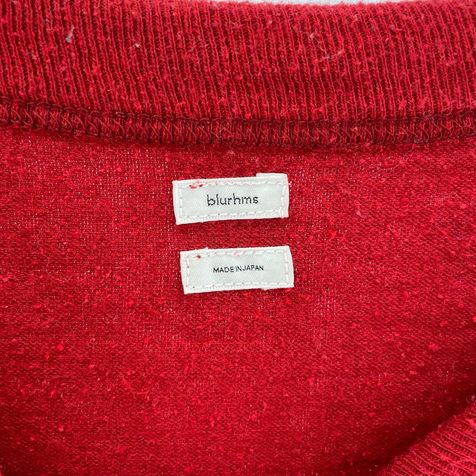 長袖Tシャツ Co/Silk Nep Raglan Tee 2 レッド