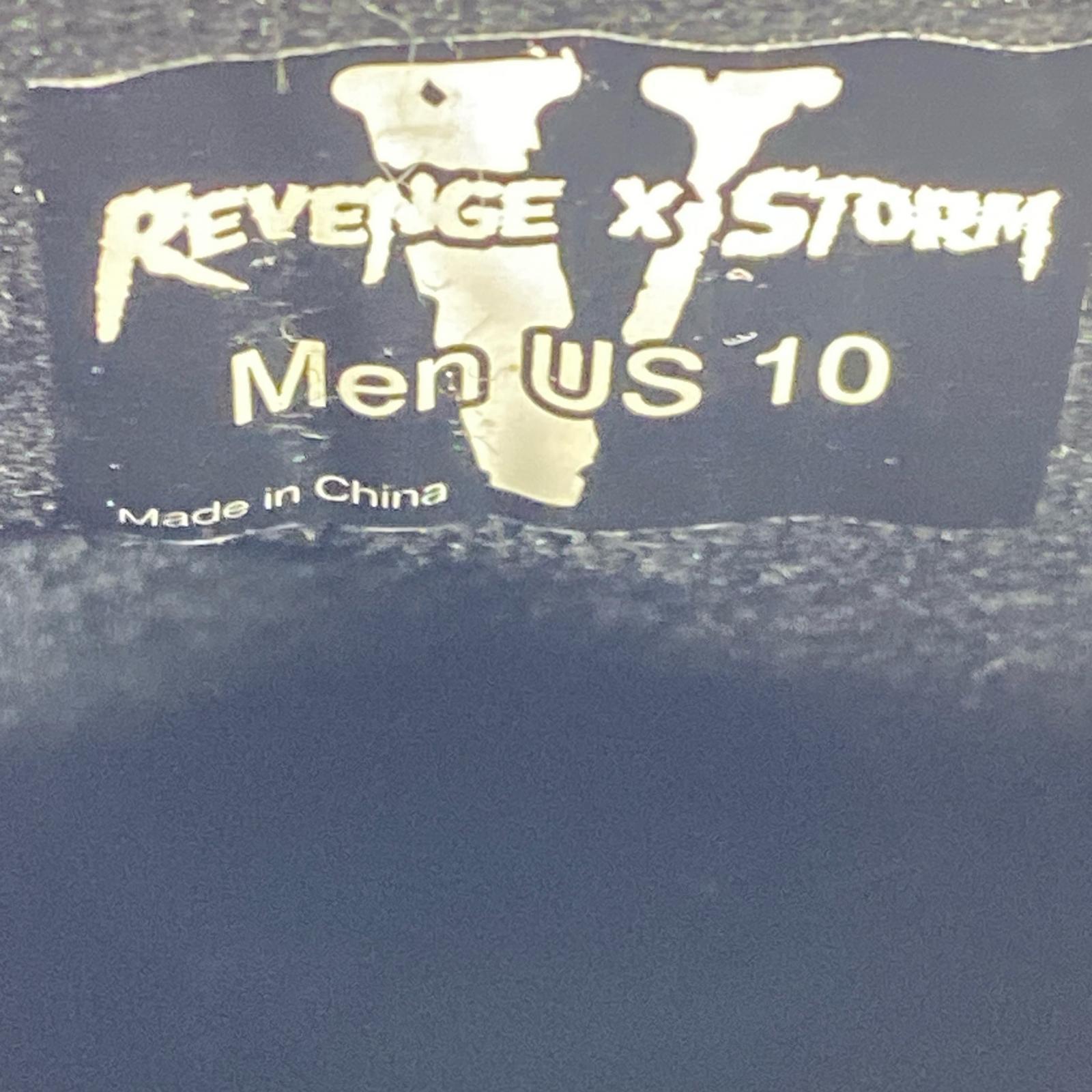 スニーカー REVENGE STORM スニーカー 28.0cm 黒 オレンジ ブラック
