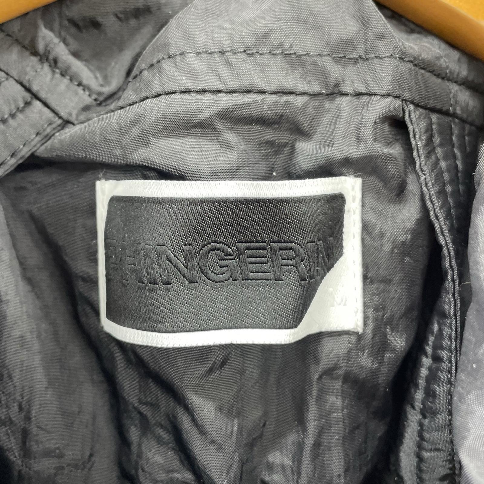 ダウンジャケット DOUBLE CUSHY HOODED JACKET SIZE:M M ブラック