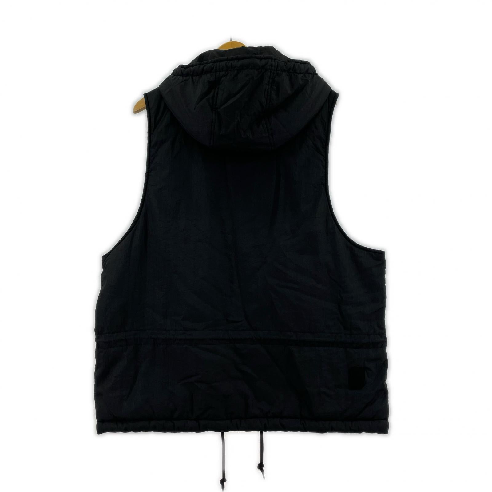ダウンジャケット DOUBLE CUSHY HOODED JACKET SIZE:M M ブラック