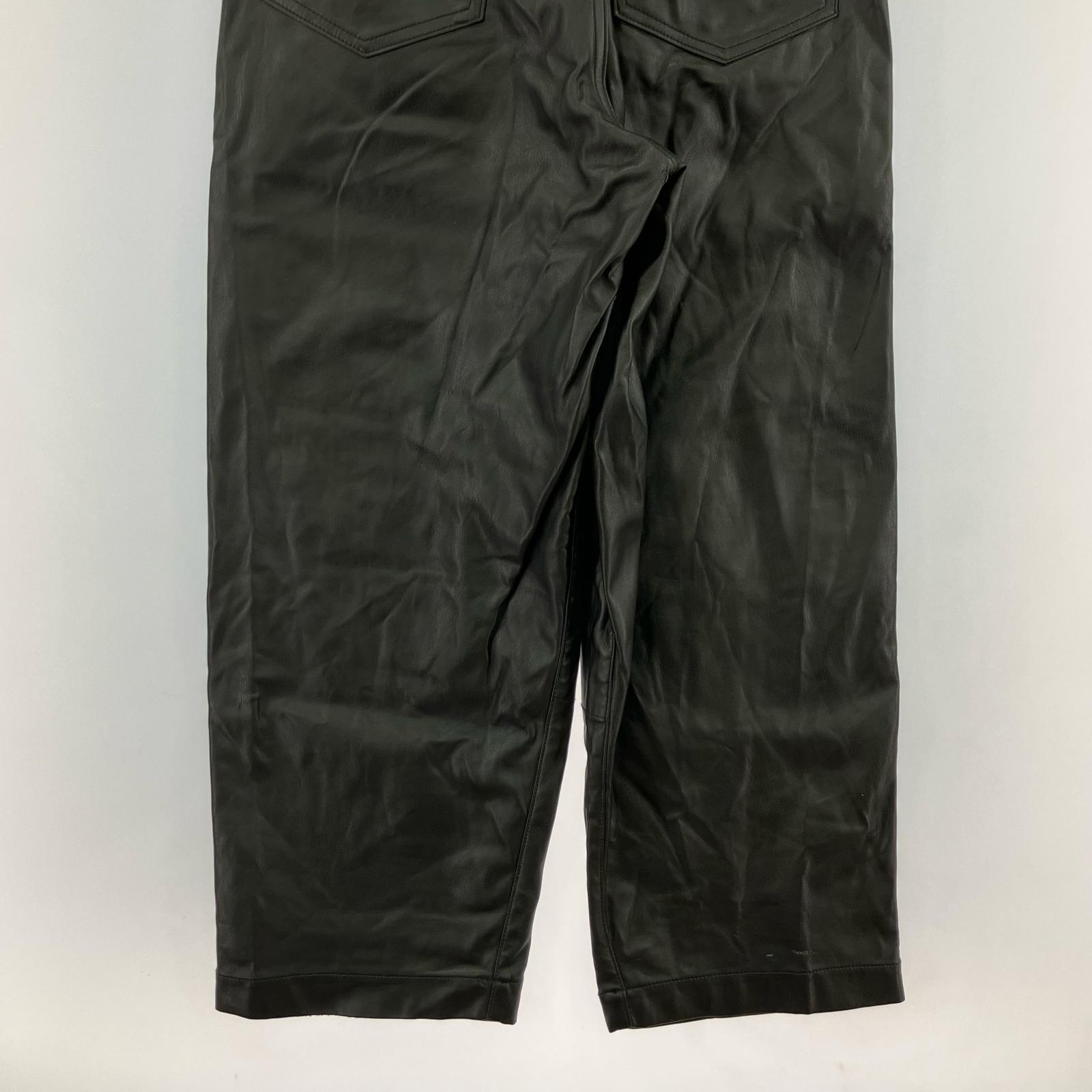 パンツ SUPER BIG PANTS -WASHABLE LAMB SKIN ブラック