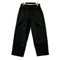 パンツ SUPER BIG PANTS -WASHABLE LAMB SKIN ブラック