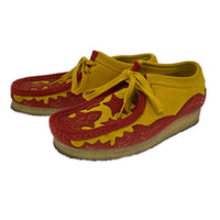 シューズ ×Clarks Originals Wallabee YLW/RED UK5
