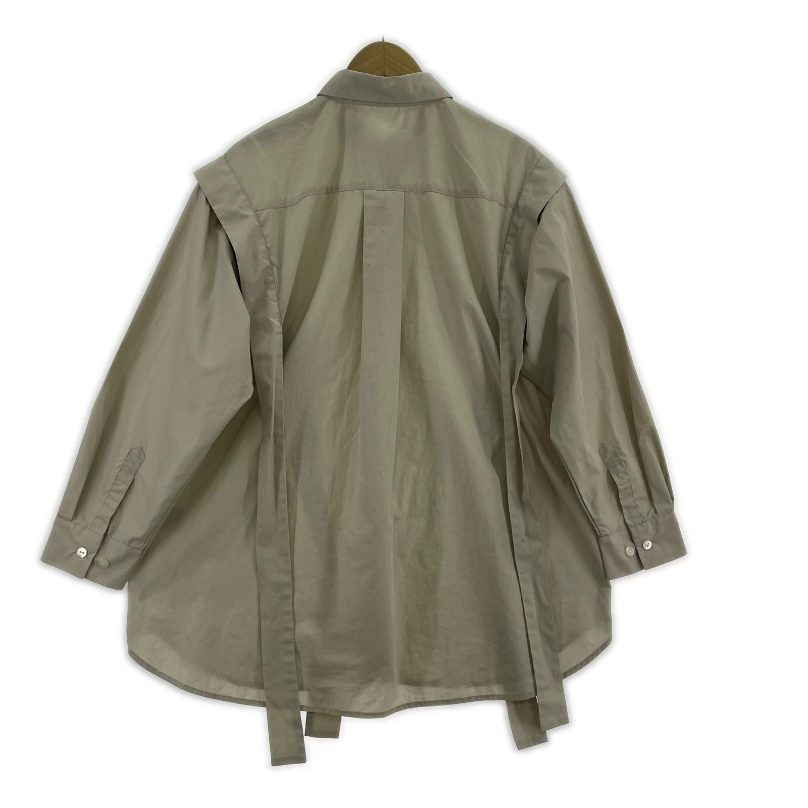 長袖シャツ COCODEAL/ベージュ 2 ベージュ