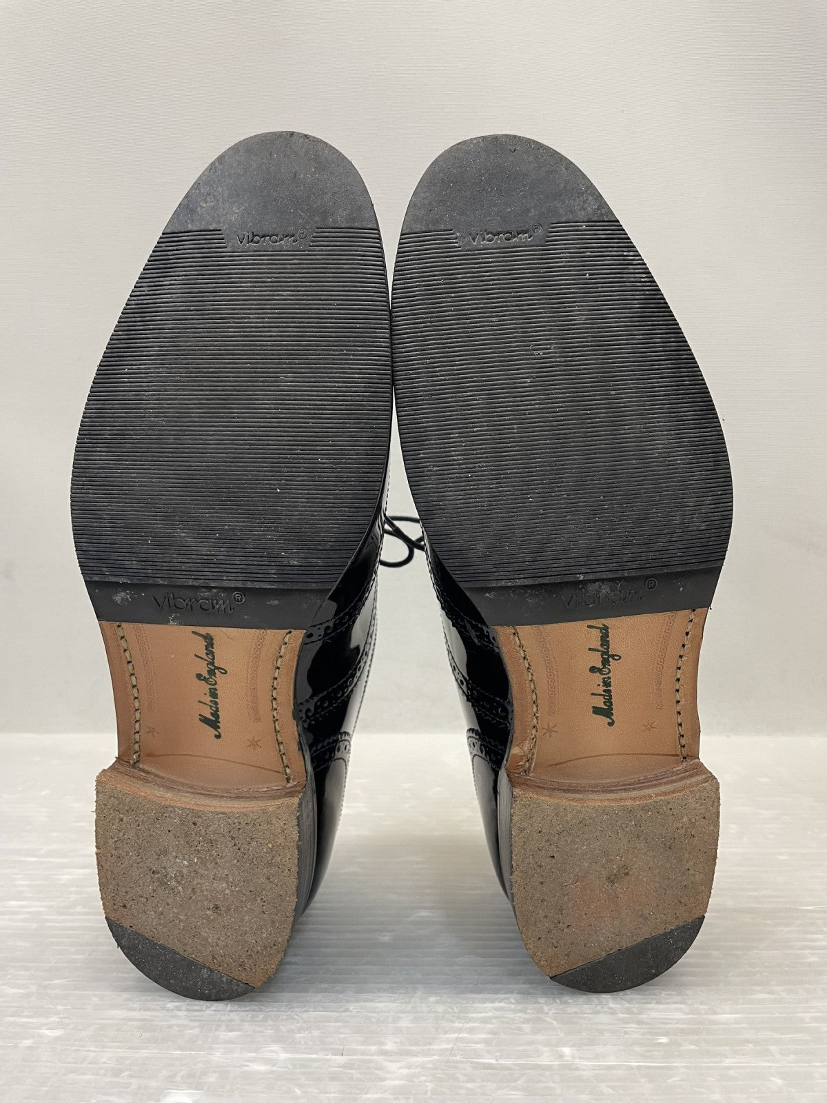 シューズ JOSEPH CHEANEY&SONS BESSIE パテント ウイングチップシューズ 4 1/2D 黒