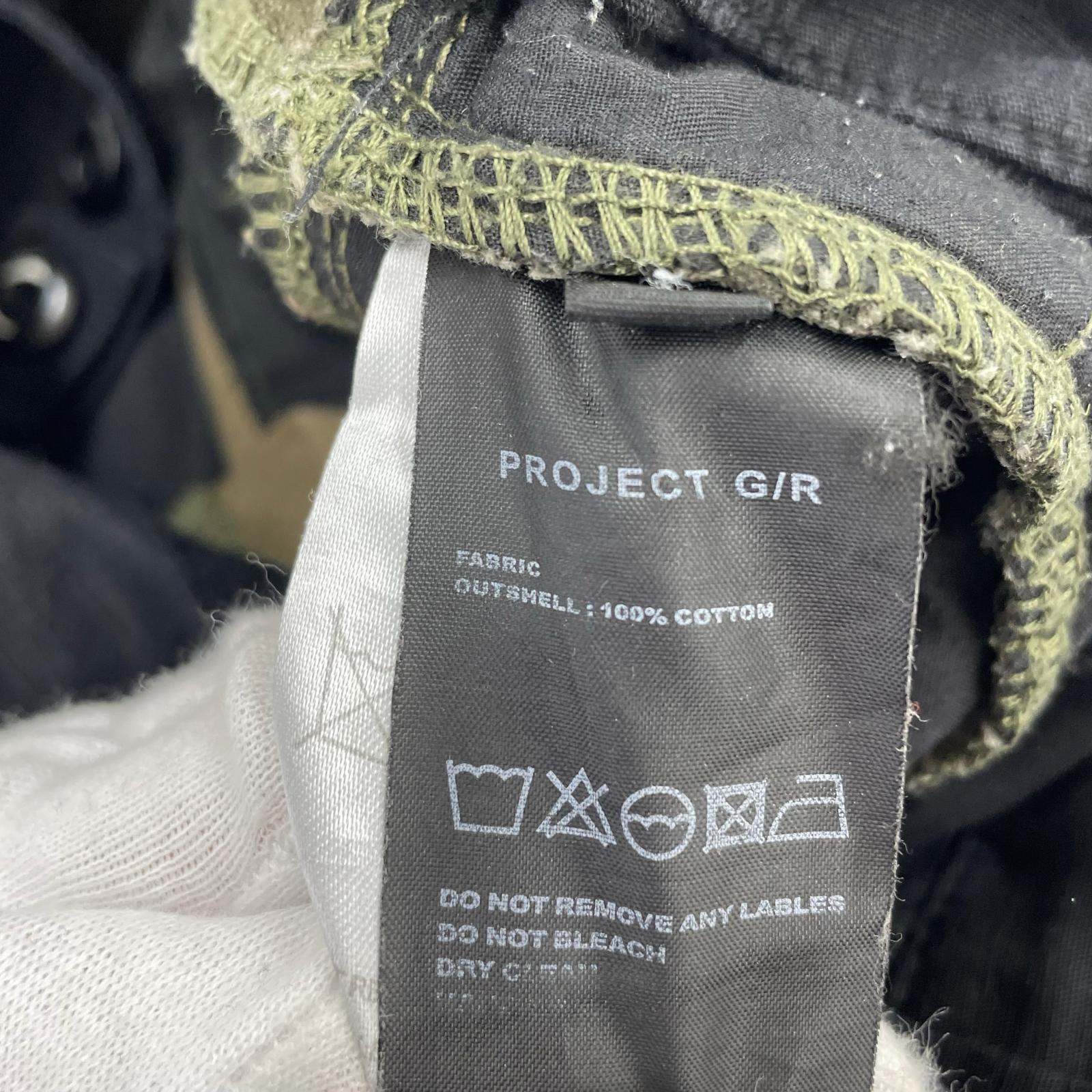 パンツ PROJECT G/R 3 LAYERD CARGO PANT 2 カーキ