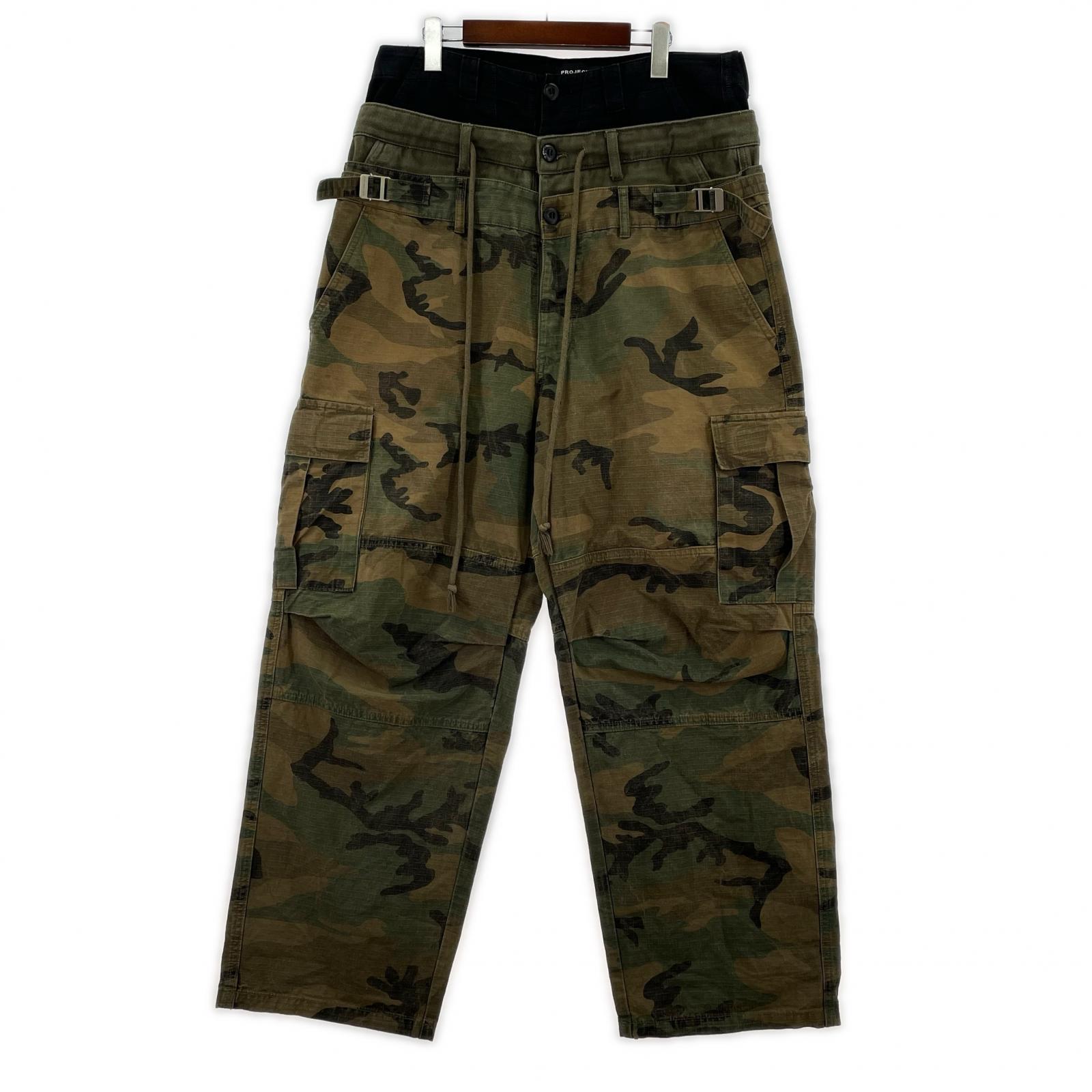 パンツ PROJECT G/R 3 LAYERD CARGO PANT 2 カーキ