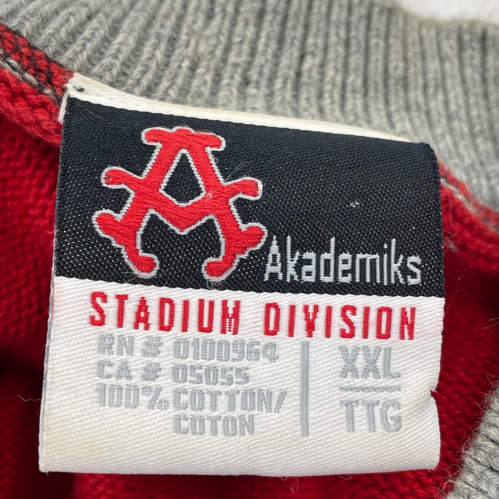 ニット Akademiks BLOCK RUNNERS/ニット/XXL グレー