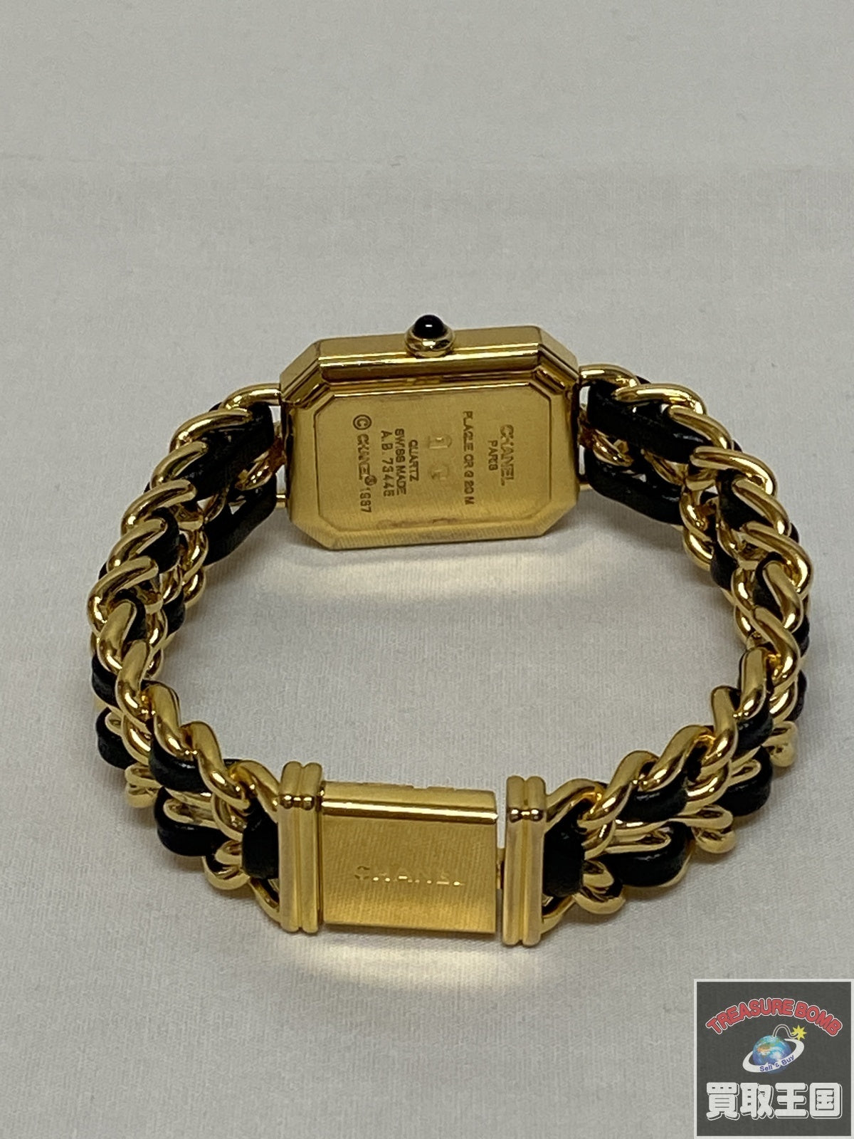 CHANEL/プルミエールL/QZ/H0001/レザーベルト社外 H0001 腕時計