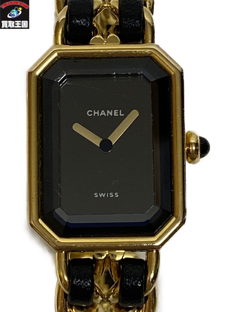 CHANEL/プルミエールL/QZ/H0001/レザーベルト社外 H0001 腕時計