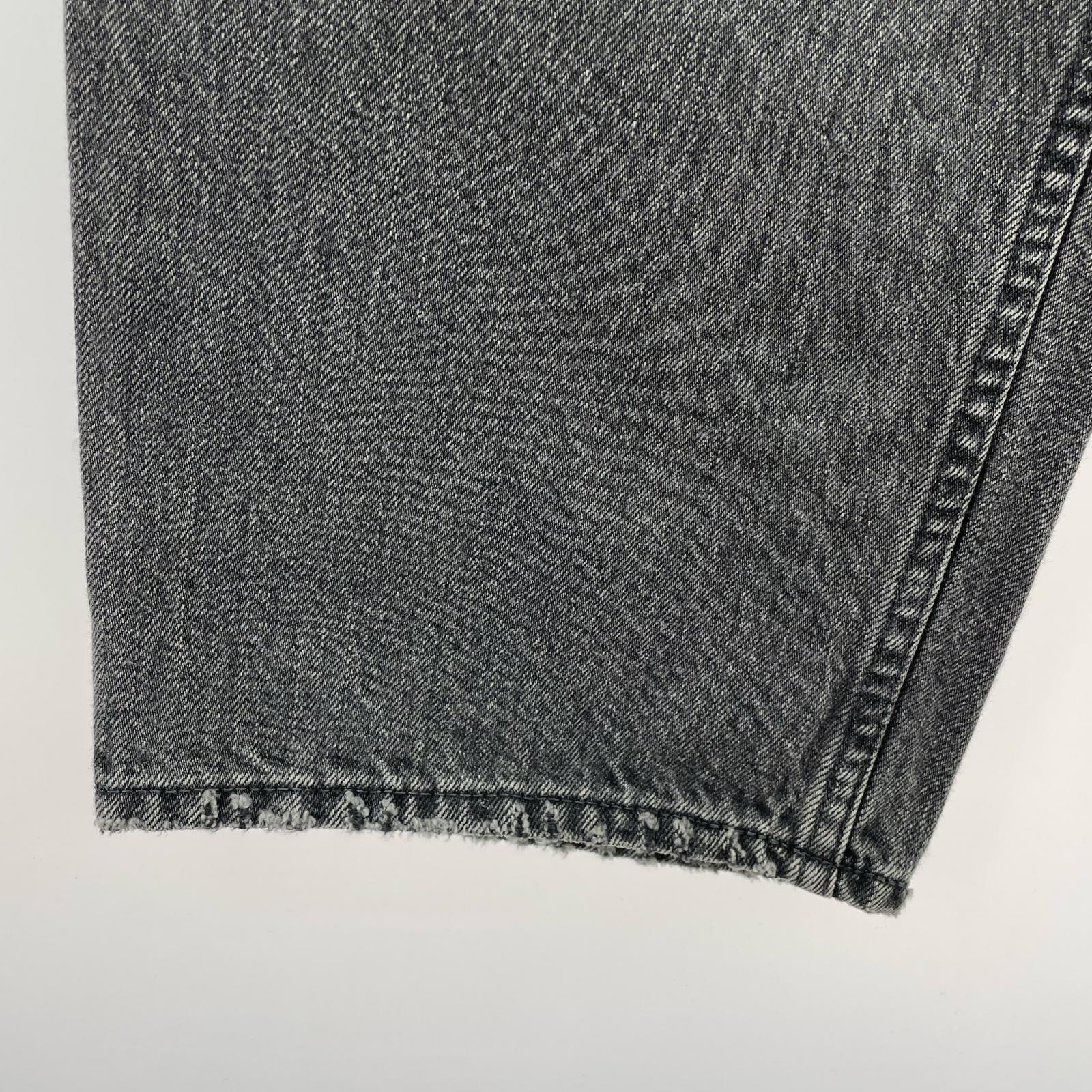 デニムパンツ Robert Wide Fit Black Denim Pants 33 ブラック