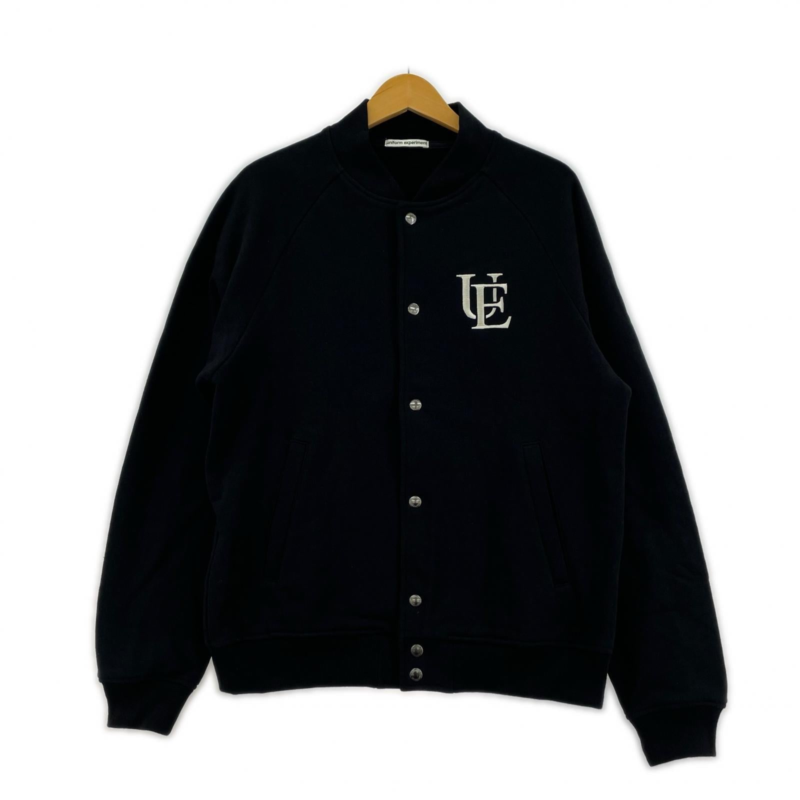 ジャケット SWEAT VARSITY JACKET (2) 黒 UE-250032 2 ブラック
