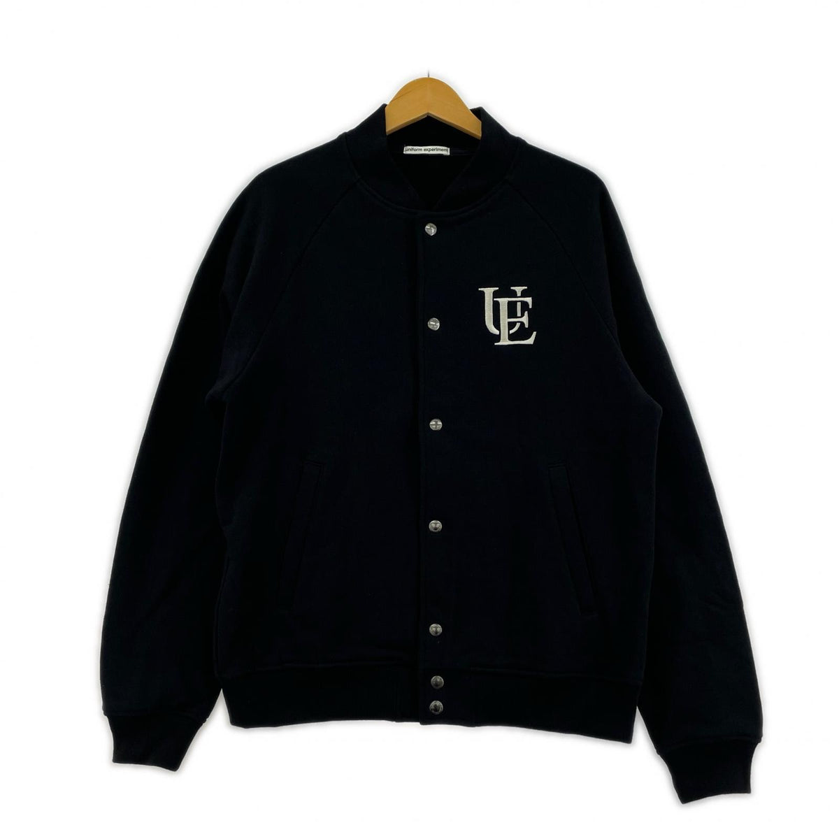 ジャケット SWEAT VARSITY JACKET (2) 黒 UE-250032 2 ブラック
