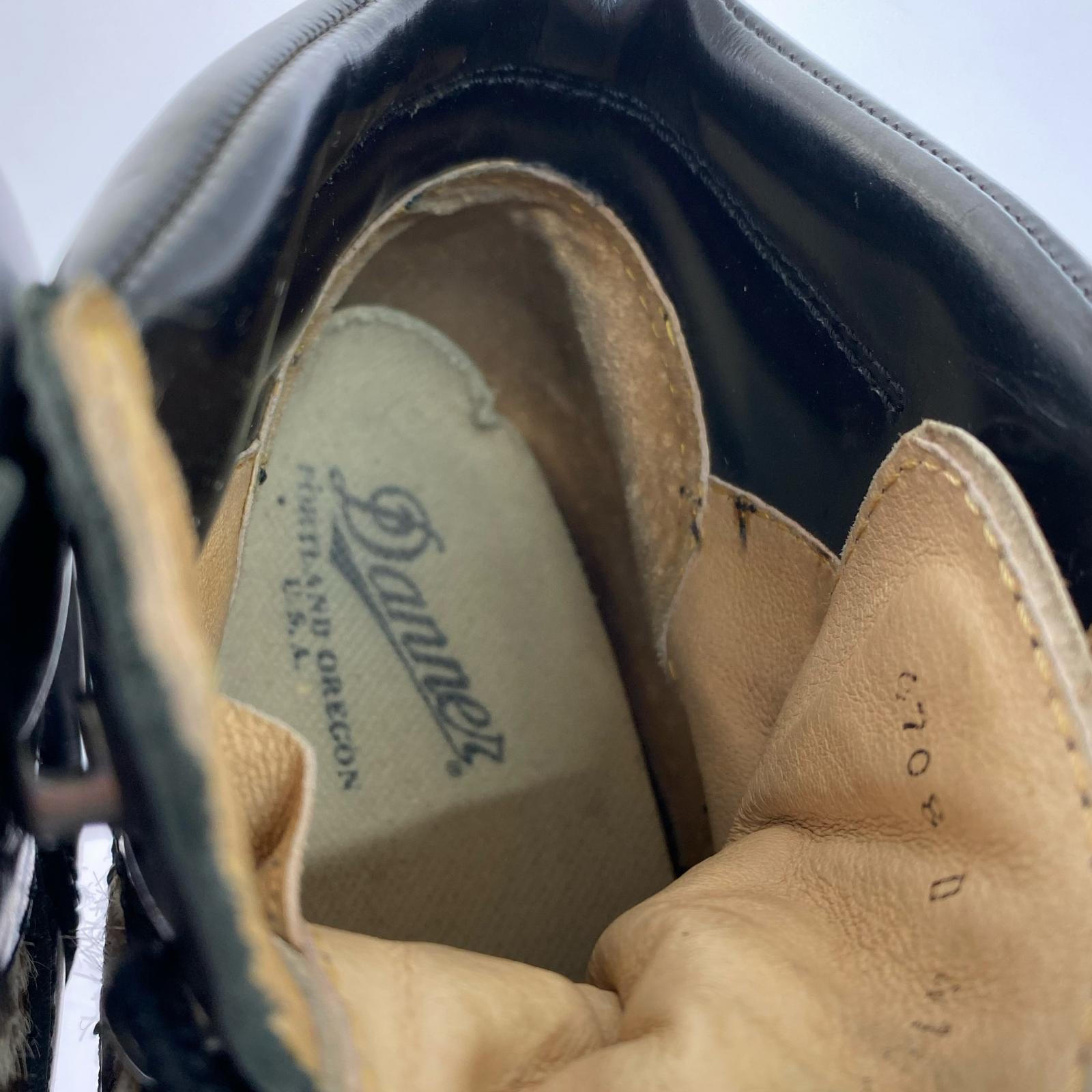 ブーツ ハラコ切替 POSTMAN SHOES (US8) ブラック
