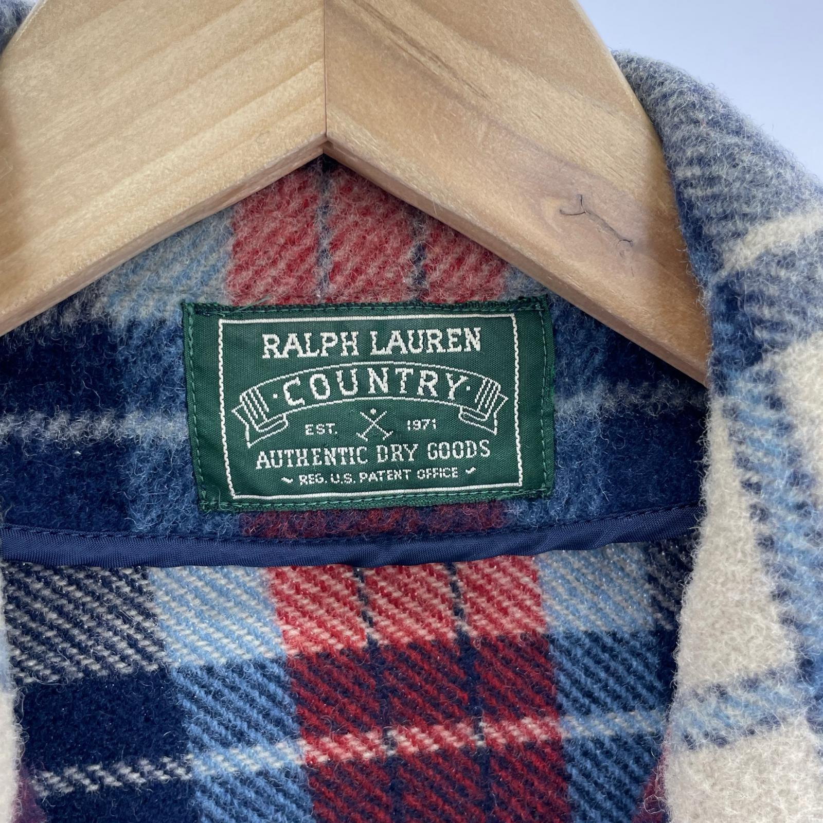 ジャケット COUNTRY チェックウールライダース (-) マルチカラー
