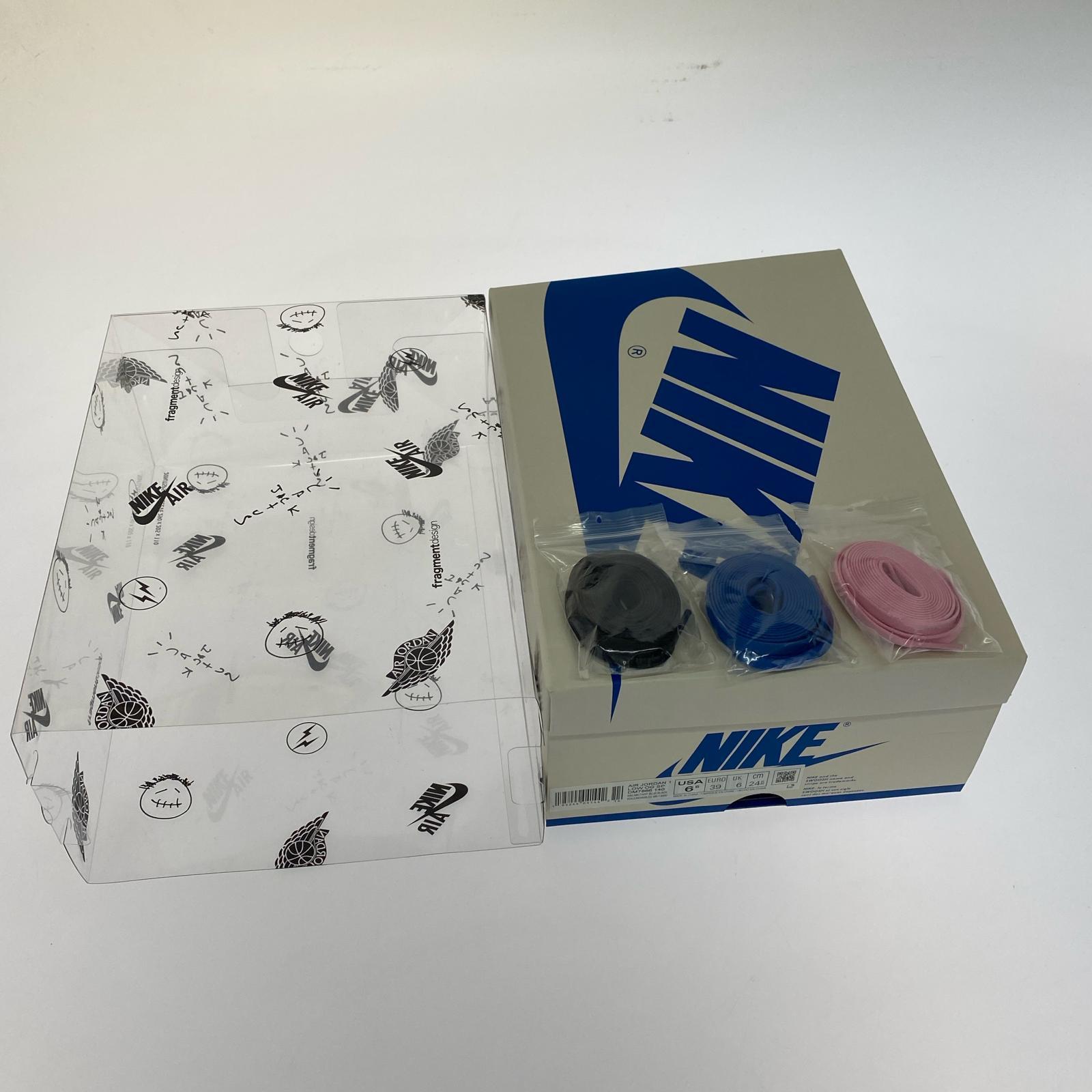 スニーカー NIKE TRAVIS SCOTT FRAGMENT DESIGN AIR JORDAN 1 LOW DM7866-140 (24.5)