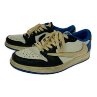 スニーカー NIKE TRAVIS SCOTT FRAGMENT DESIGN AIR JORDAN 1 LOW DM7866-140 (24.5)