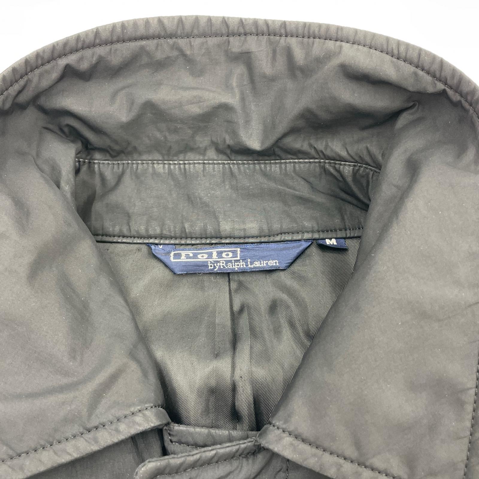 ジャケット 80s90s 日本製 ステンカラーコート (M) M ブラック