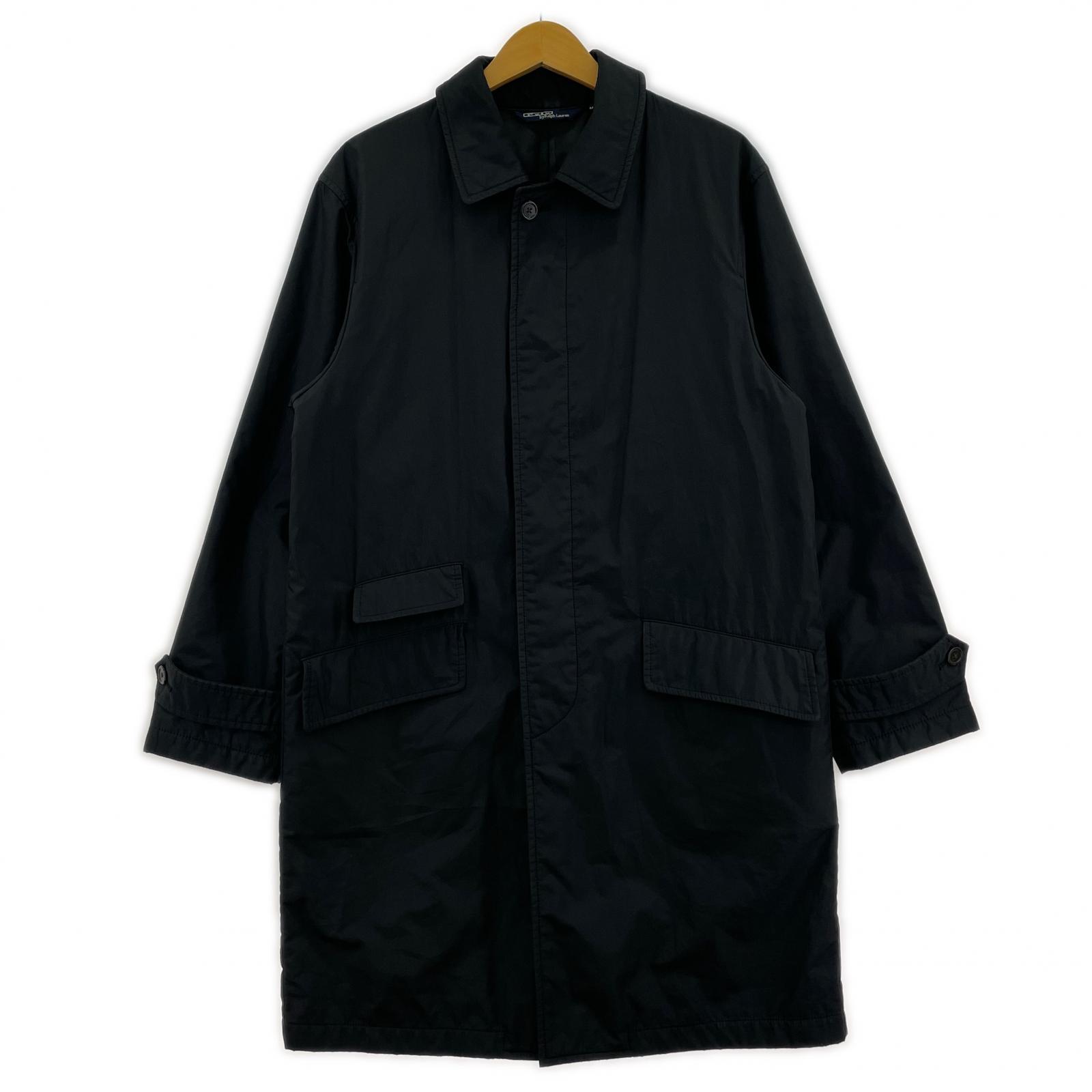 ジャケット 80s90s 日本製 ステンカラーコート (M) M ブラック