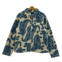 ブルゾン Big Paisley Full Zip Sherpa jacket 蒼 M M