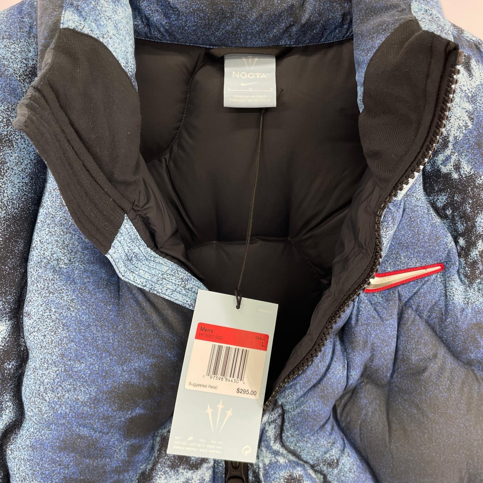 ダウンベスト ×NOCTA Opal Tempest Puffer Vest L L ブルー