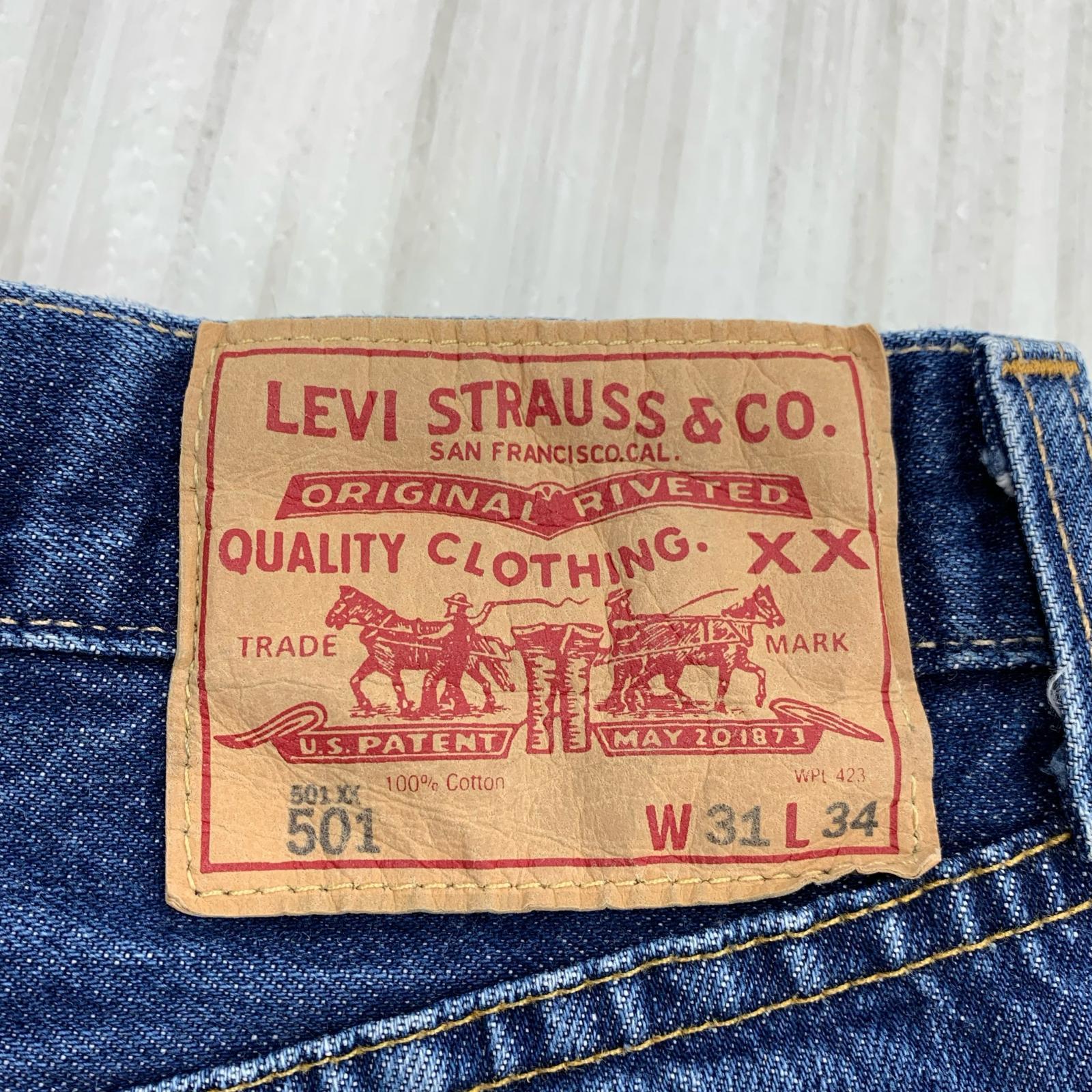 デニムパンツ 66年復刻 501XX 31 ネイビー