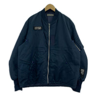 ミリタリージャケット 90s TECHNICAL APPAREL K-9 MA-1 (L) 紺 L ネイビー