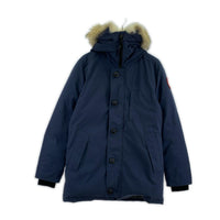 ダウンジャケット JASPER PARKA 青 M ブルー