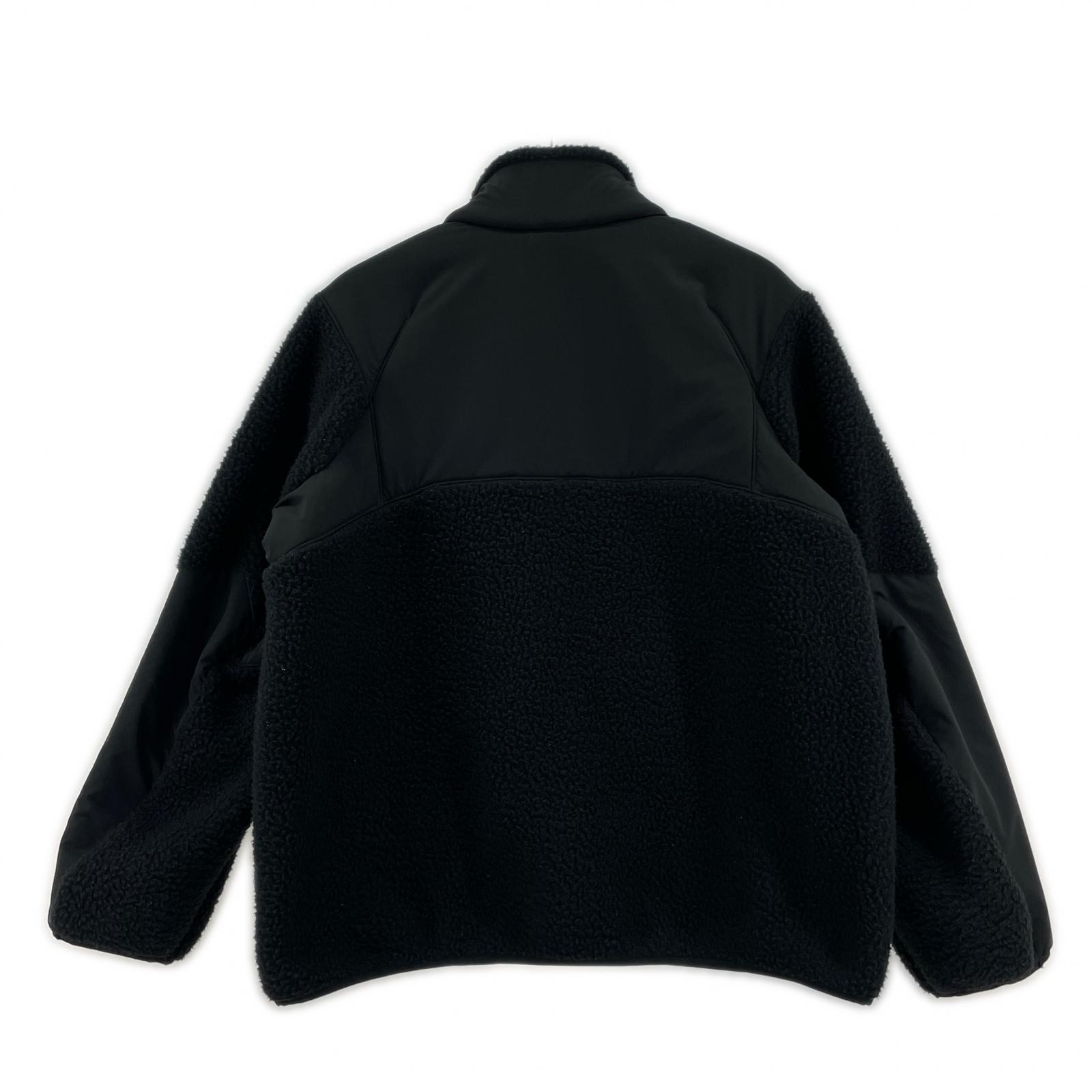 ジャケット DESCENTE ALLTERRAIN SHAGGY BOA FLEECE JACKET フリースジャケット M ブラック M ブラック