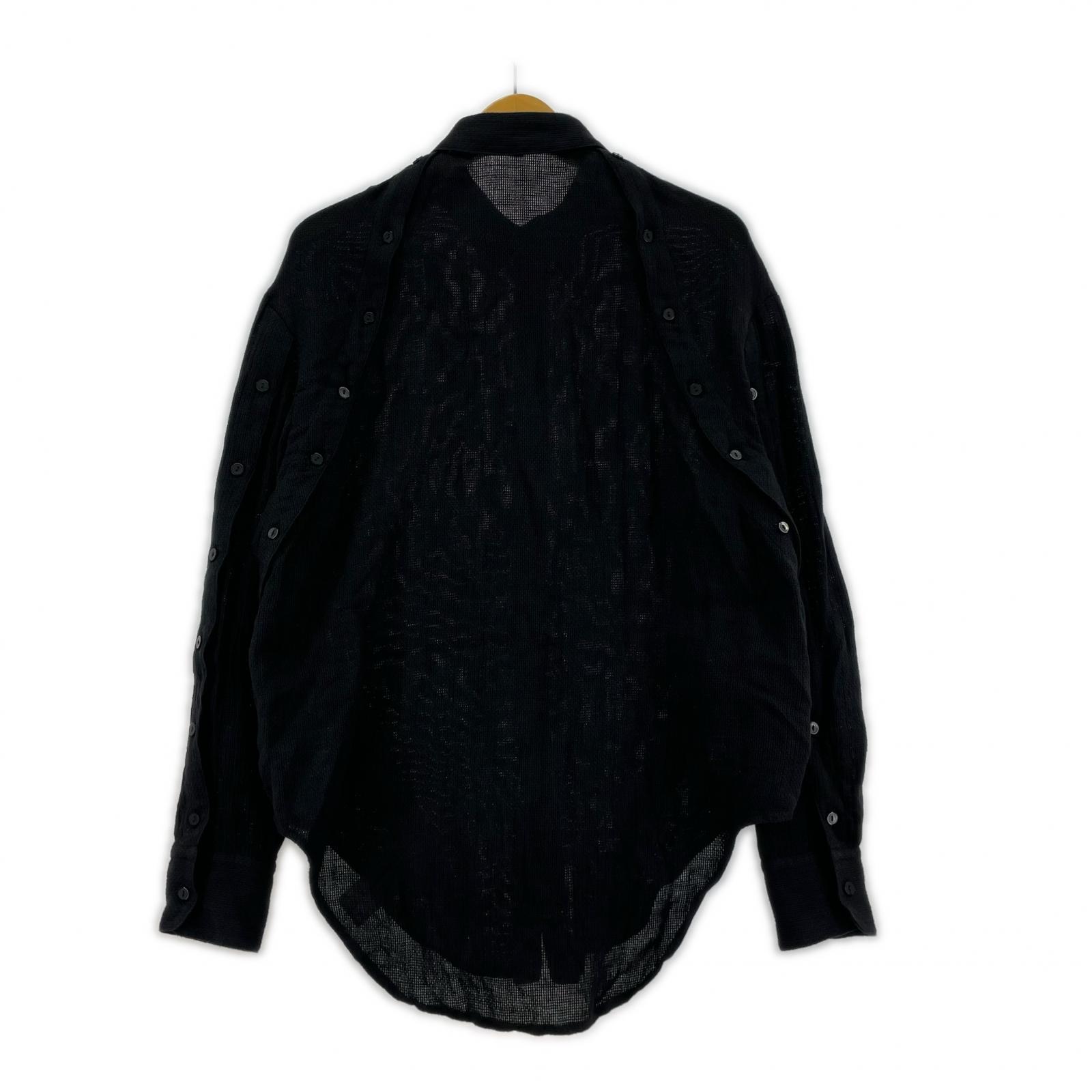 長袖シャツ ECKHAUS LATTA メッシュシャツ S ブラック S ブラック