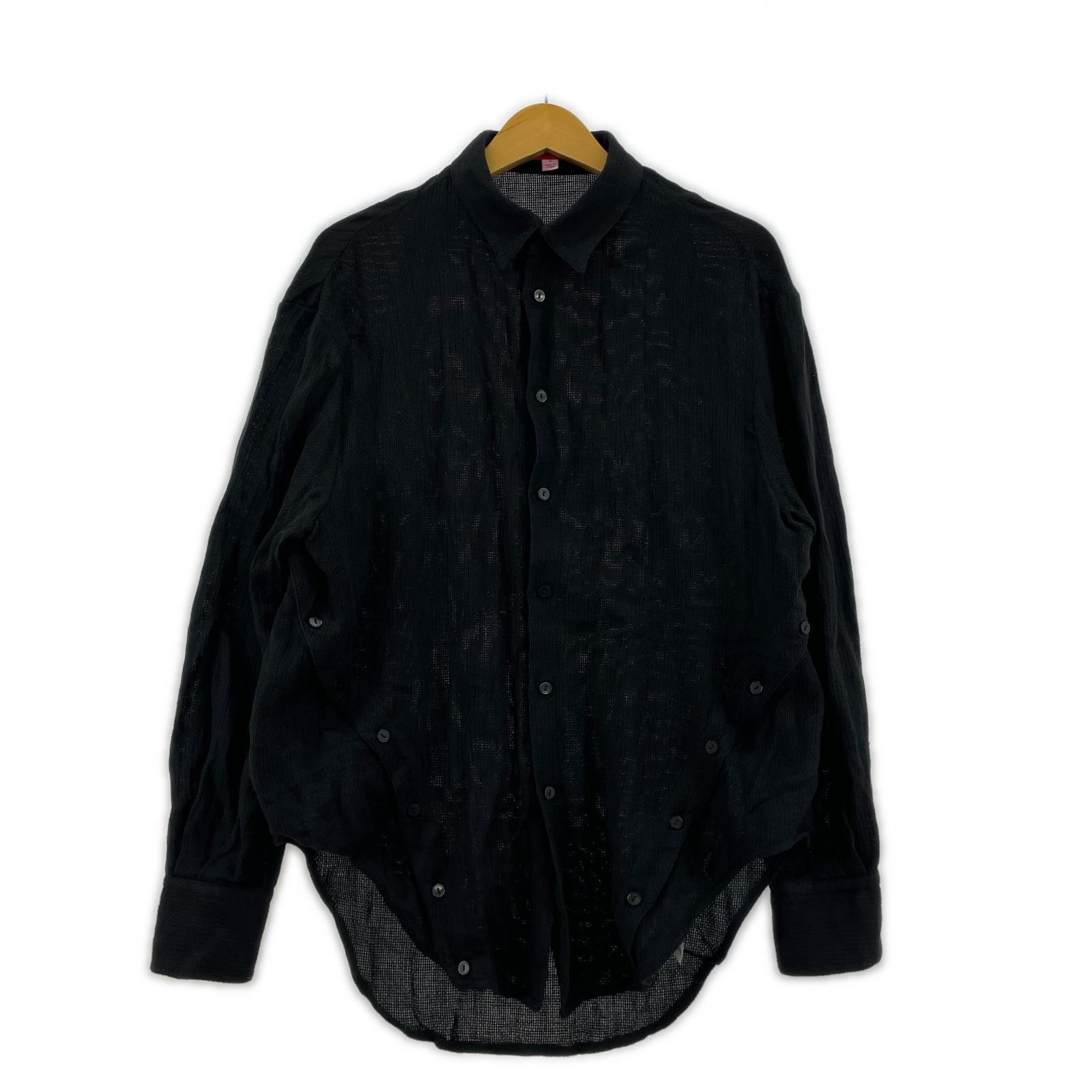 長袖シャツ ECKHAUS LATTA メッシュシャツ S ブラック S ブラック