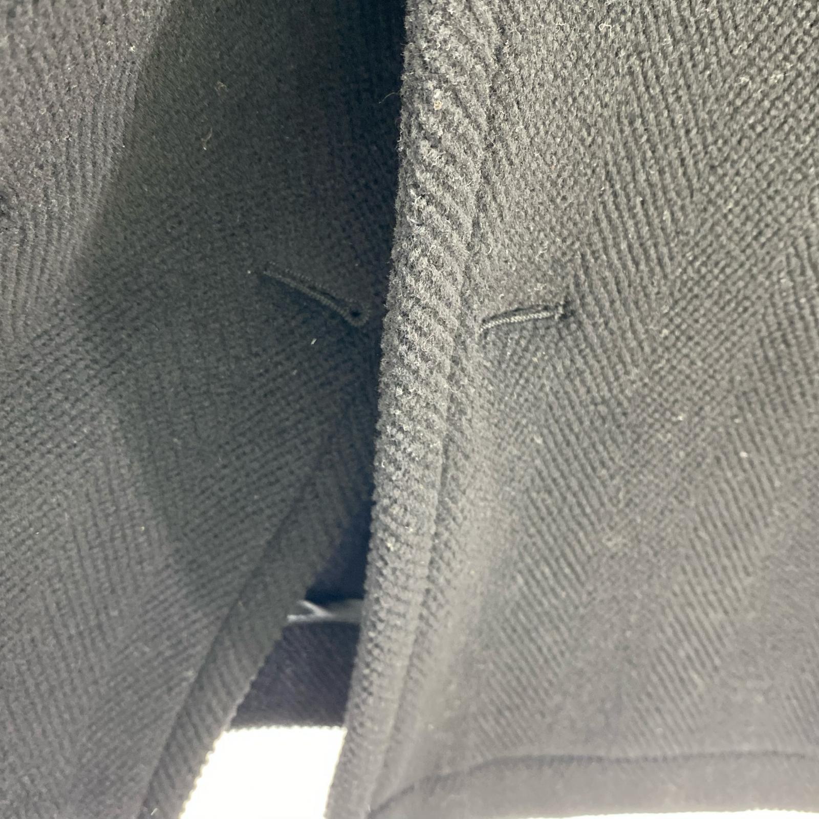 ジャケット Moorbrook ウール Pコート BLK ブラック