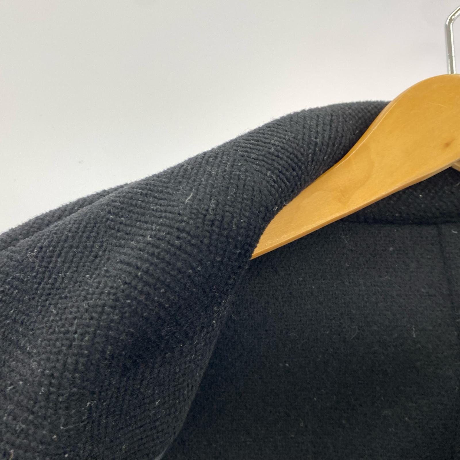 ジャケット Moorbrook ウール Pコート BLK ブラック