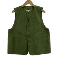 長袖シャツ Upland Vest/cotton canvas/XS グリーン