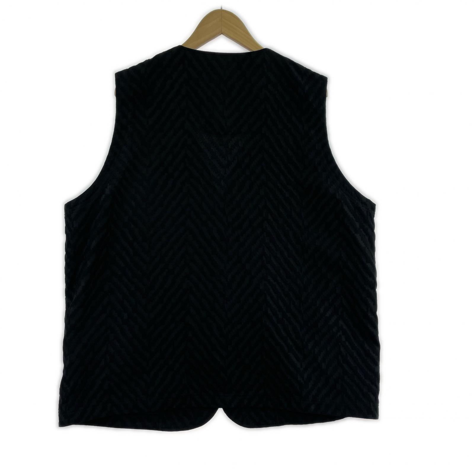 長袖シャツ 25ss/HERRINGBONE JACQUARD VEST