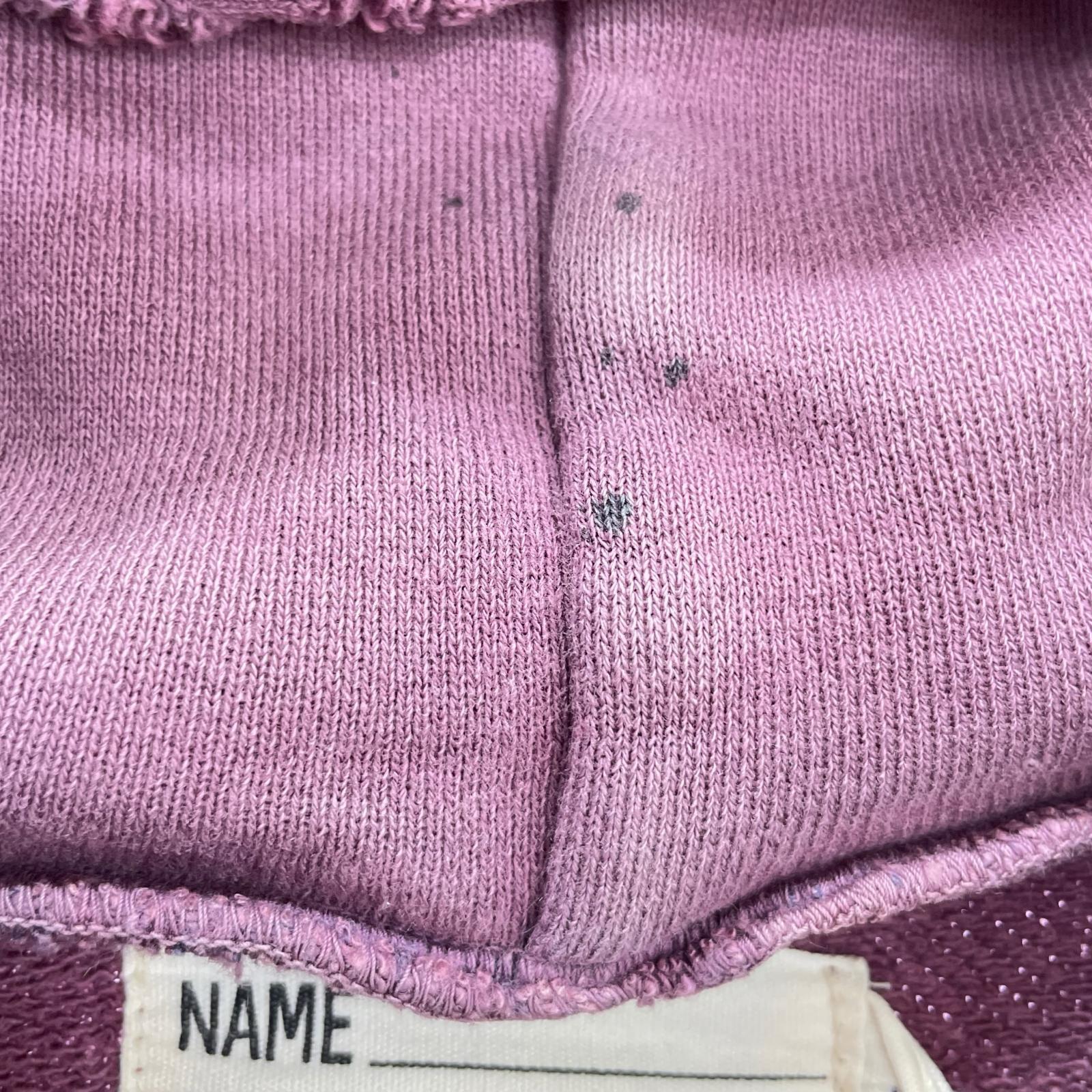パーカー ダメージ USDE加工 紫 (XL) パープル