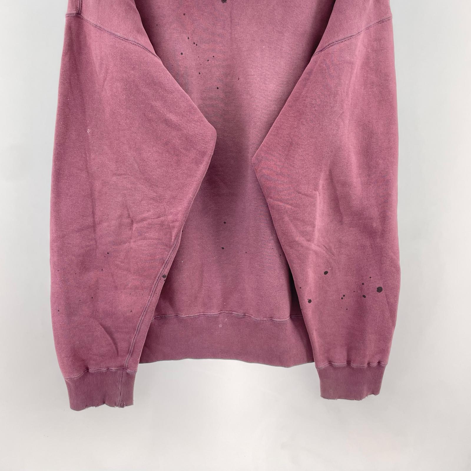 パーカー ダメージ USDE加工 紫 (XL) パープル