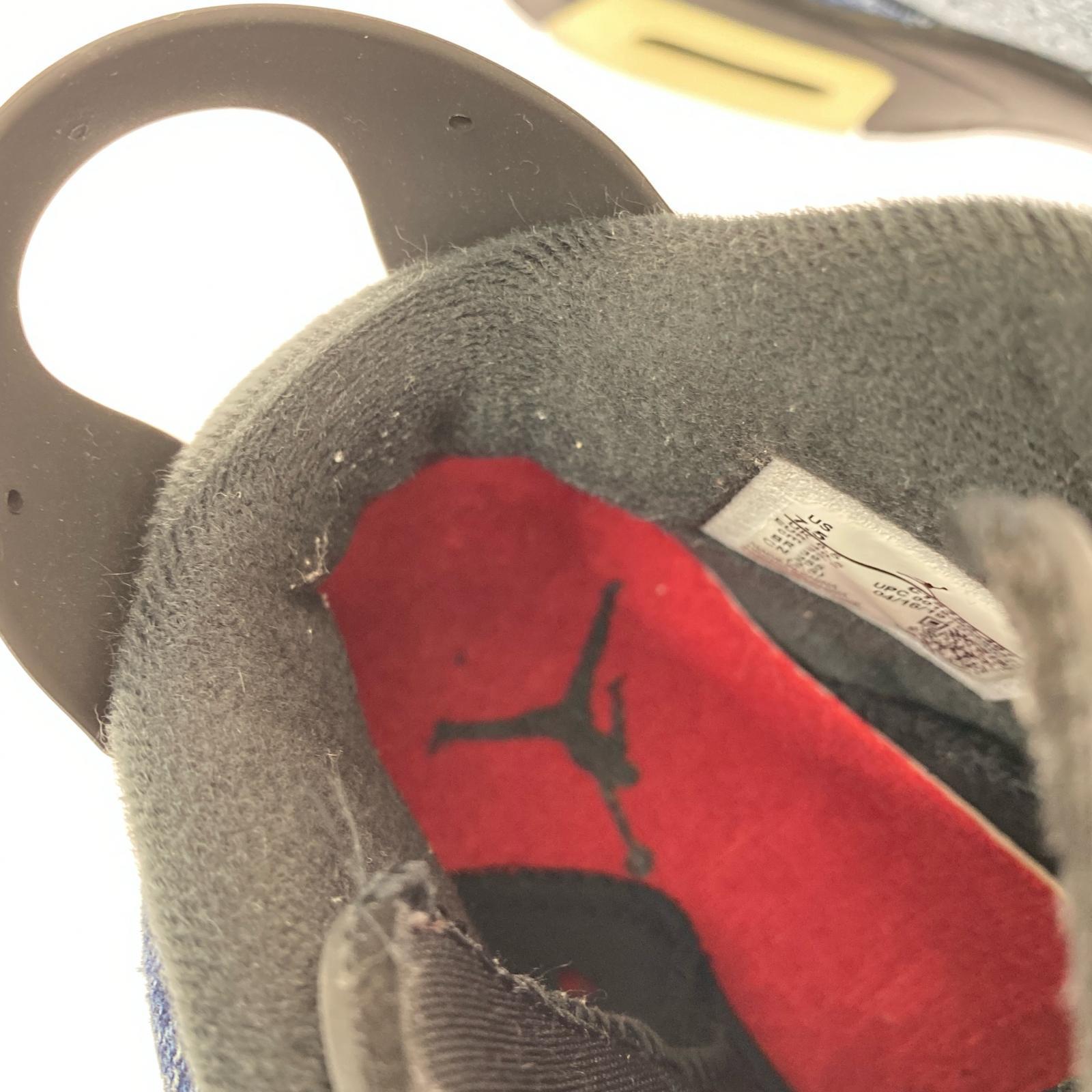 スニーカー AIR JORDAN6 RETRO DENIM インディゴ (25.5cm)