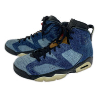 スニーカー AIR JORDAN6 RETRO DENIM インディゴ (25.5cm)