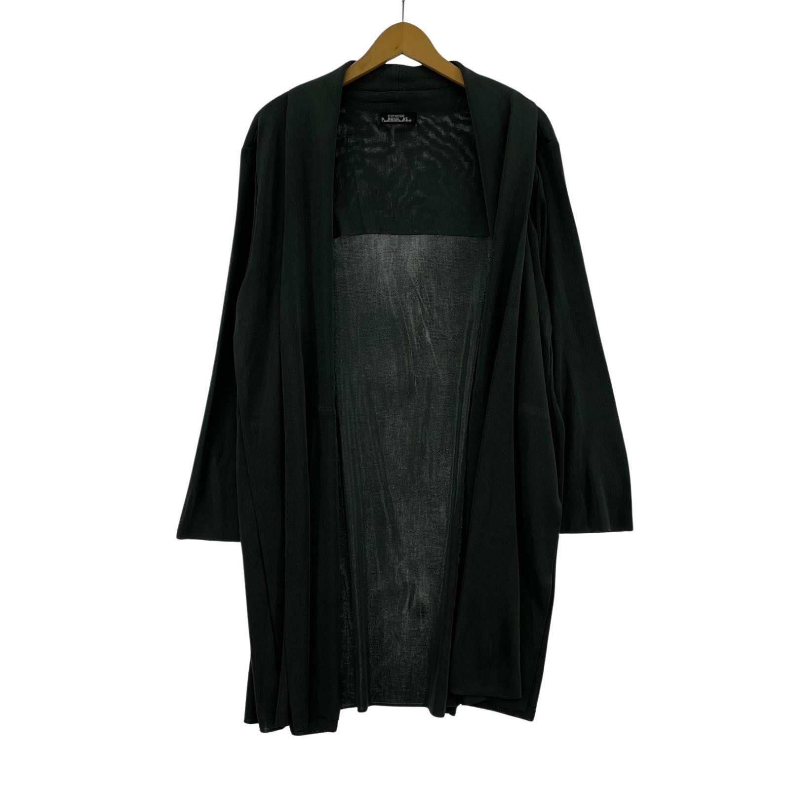 カーディガン ISSEY MIYAKE PERMANENTE ロングカーディガン M グレー M グレー