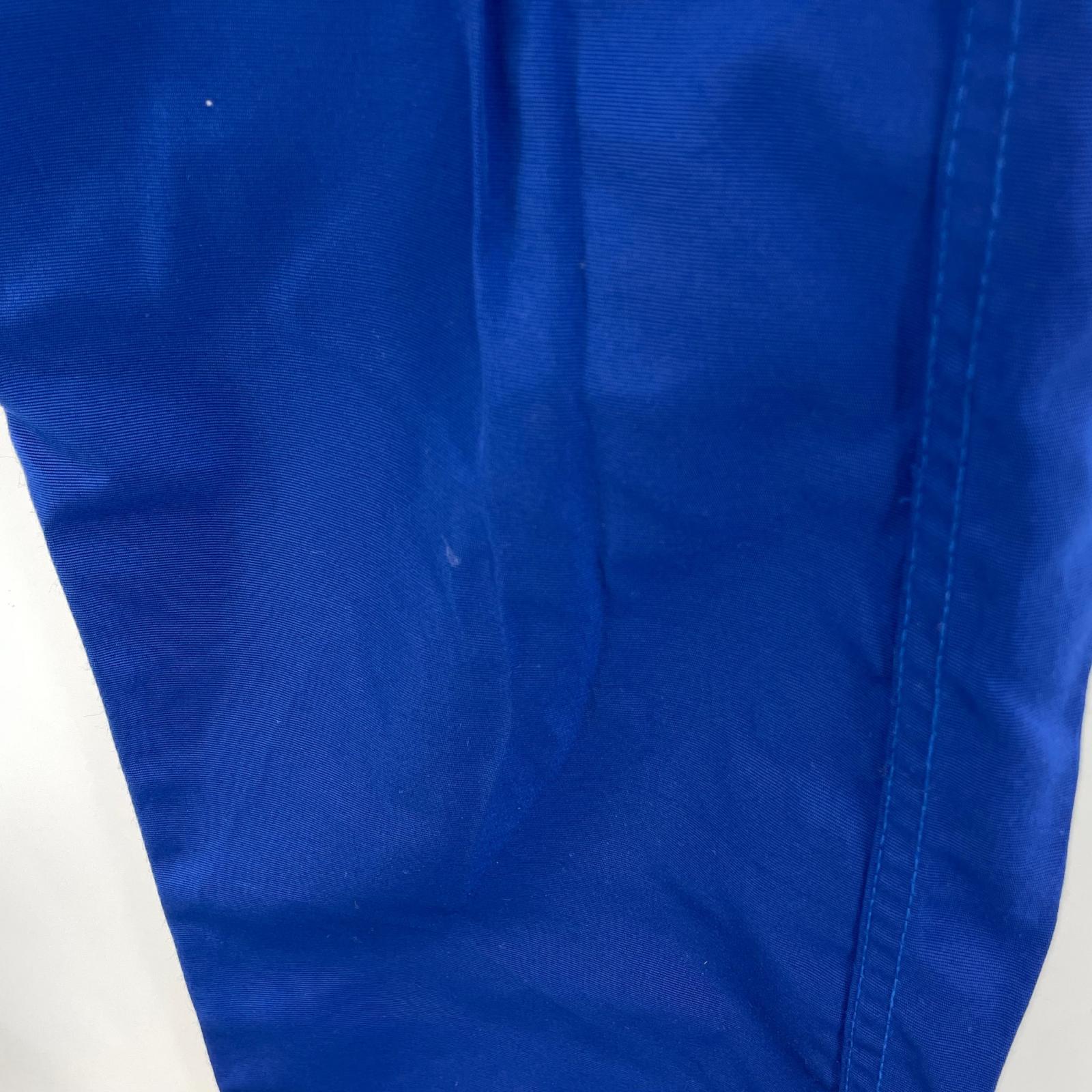 パンツ COMME des GARCONS HOMME PLUS レーヨン×ポリ アジャスタースラックス M ブルー M ブルー