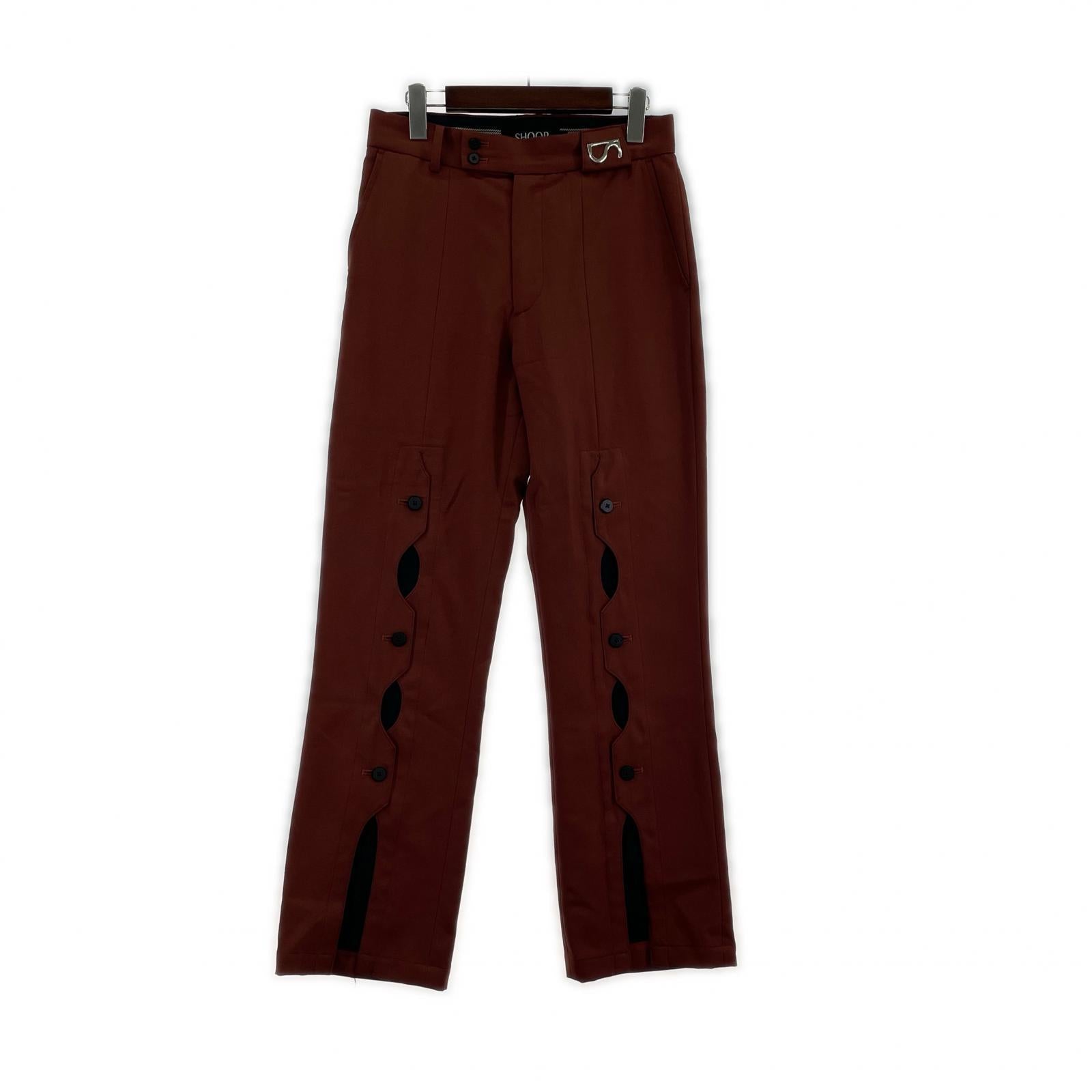 パンツ 21AW WAVES TROUSERS S S ブラウン