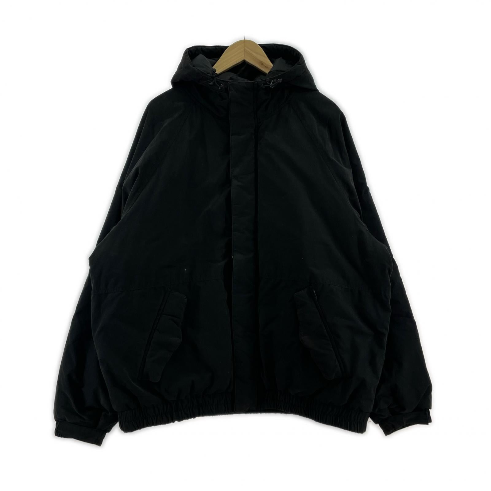 ブルゾン 23AW Needlepoint Hooded Jacket L L ブラック