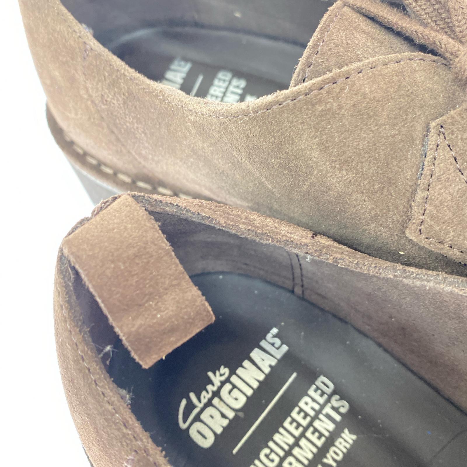 シューズ engineered garments/DESERT KHAN/スエード/茶 ブラウン
