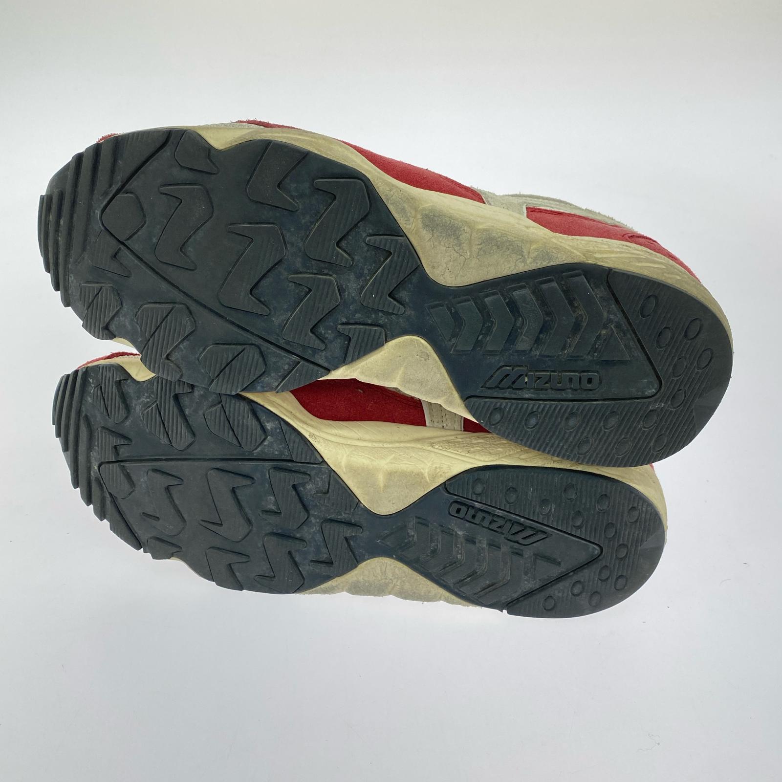 スニーカー MIZUNO CONTENDER 復刻 赤 白 (28cm) 28cm (US10 UK9 1/2 EU46)